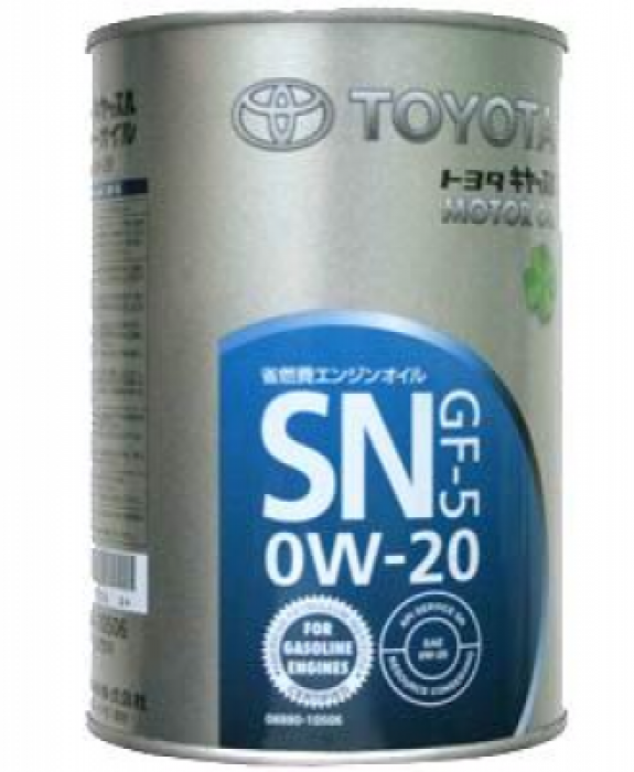 cfa93629-b224-11e6-8ff3-0cc47a3200a7 Масло моторное Toyota Castle Motor Oil 0W20 SN CF синт. (1л)