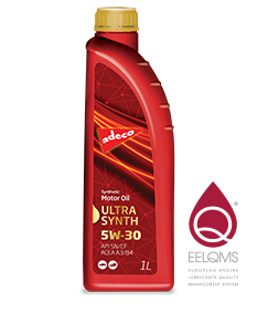 ecb58736-7274-11ea-a255-04d9f508137a Масло моторное ADECO Ultra Synth SAE 5W-30 A3 B4  SN CF синт. (