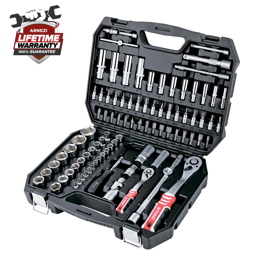 c7c9a63f-6a05-11eb-a28d-04d9f508137a Набор инструментов 94 пр. 1 4 DR, 1 2 DR ARNEZI R0900094