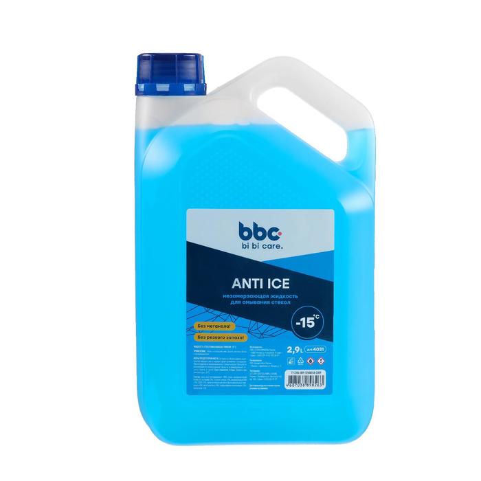 c1a6f513-3a14-11eb-a284-04d9f508137a BiBi Care (4031) Жидкость стеклоомывающая зимняя -15 (2,9 л)