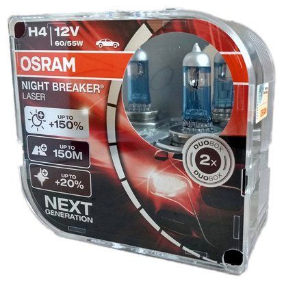 e71ef89c-62a3-11ea-a250-04d9f508137a Автолампа H4 60 55W+150% (64193NL_HCB) 2 шт. Night Breaker Lase