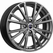 6x16/4x100 ET40 D67,1 Меандр (КС879) Дарк платинум