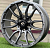 Диск колеса FUEL YF6098 8,5x19 6*139,7 ET30 D110 Satin Gunmetal + Satin Black Lip + Chrome Rivets