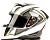 Шлем интеграл HIZER J5311 #2 (L) white/lemon