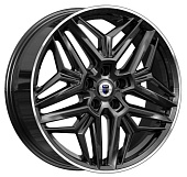 Диск колеса КиК "Колумб" 7,0x19 5*108 ET47 D60,1 алмаз черный (КС1038)