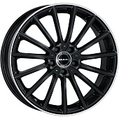 7,5x17/5x112 ET36 D66,6 Komet Gloss Black Mirror Ring