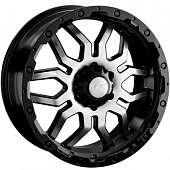 7x16/5x139,7 ET35 D98,5 1285 BKF (конус, Колпак+лого)