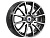 Диск колеса КиК "Квант" 5,5x14 4*100 ET38 D67,1 Алмаз черный (КС960)