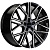 Khomen Wheels 9,5x21/5x114,3 ET40 D64,1 KHW2101 (Tesla) Black-FP