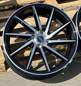 Диск колеса Vossen CVT 7255 7,5x17 5*100 ET35 D73,1 Black Face