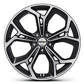 Диск колеса Carwel "Карачи 203" 7,0x17 5*112 ET40 D57,1 AB (Tiguan)