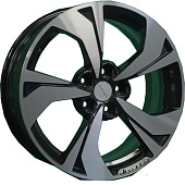 Khomen Wheels 7x17/5x108 ET40 D54,1 KHW1724 (Jac/Москвич 3) Black-FP